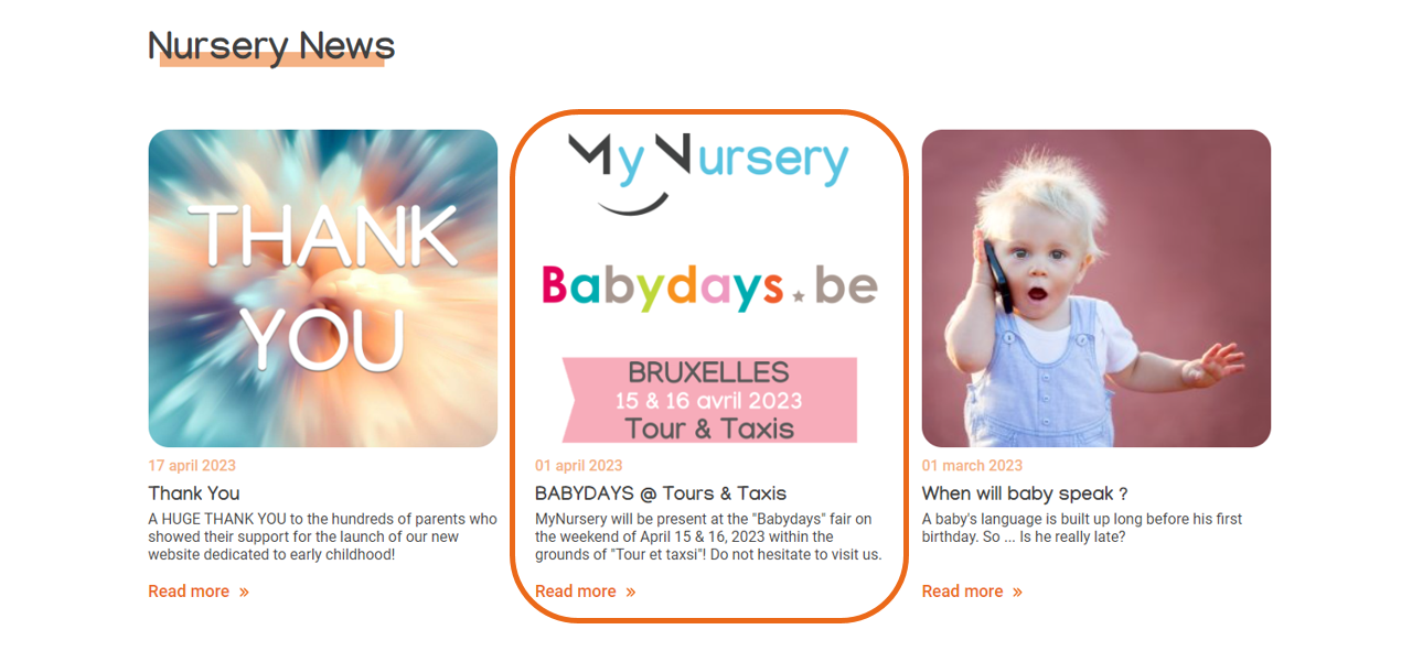 MyNursery Promotion place